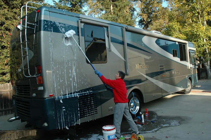Errores al limpiar una autocaravana