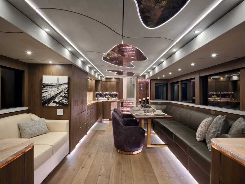 Interior de una camper