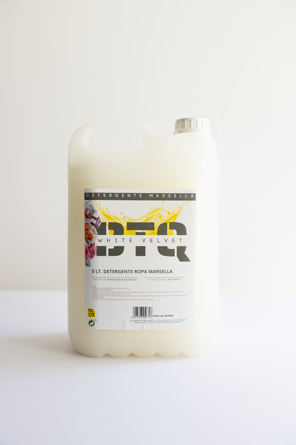 Detergente de Ropa White Velvet 5L – Limpieza Profunda y Cuidado Superior