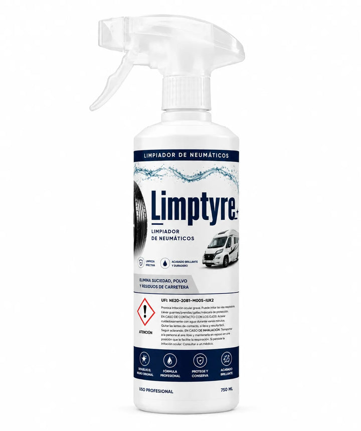 LIMPTYRE – Abrillantador de caucho exterior de ruedas