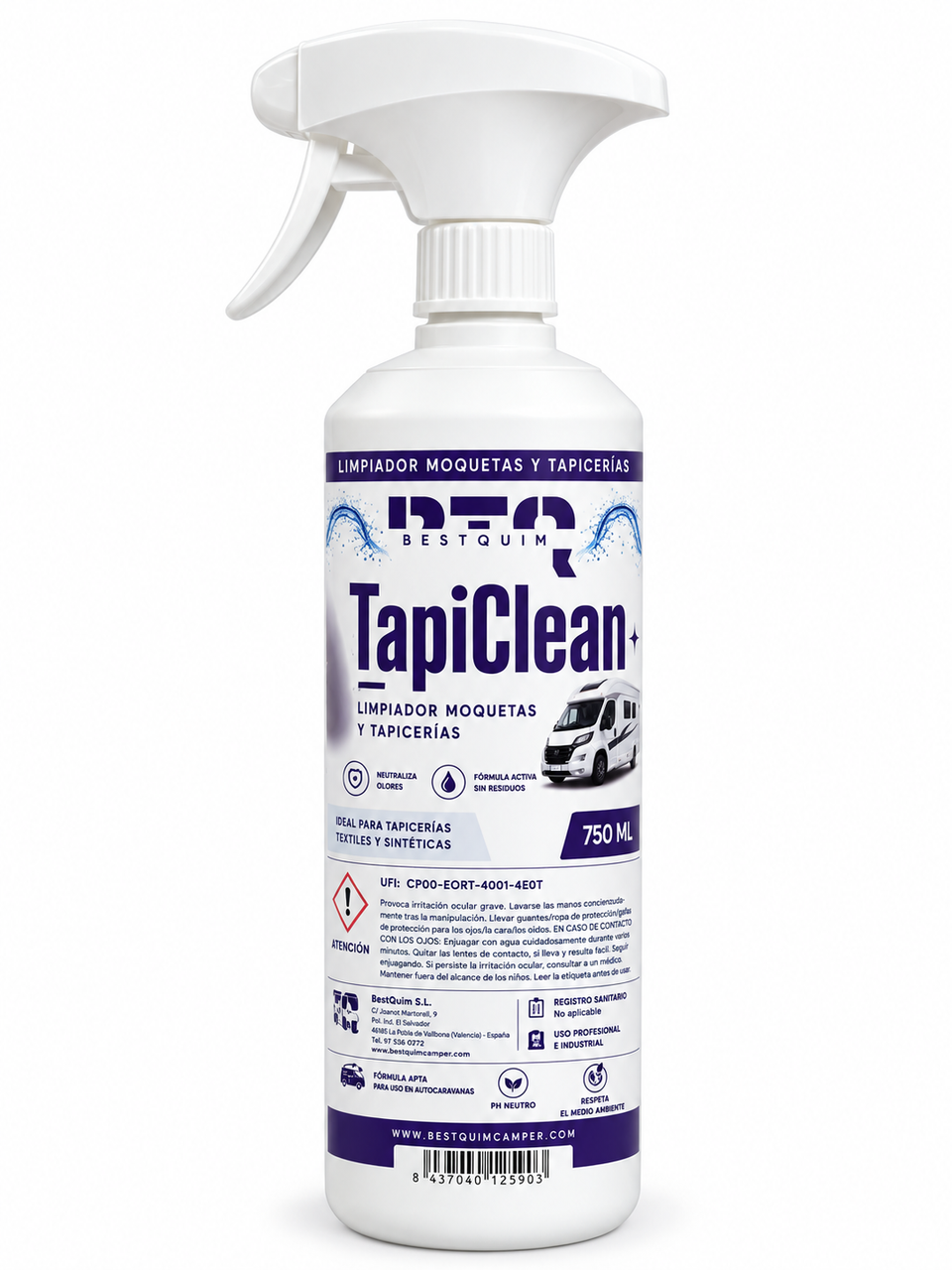 Tapiclean – Limpiador de moquetas y tapicerías