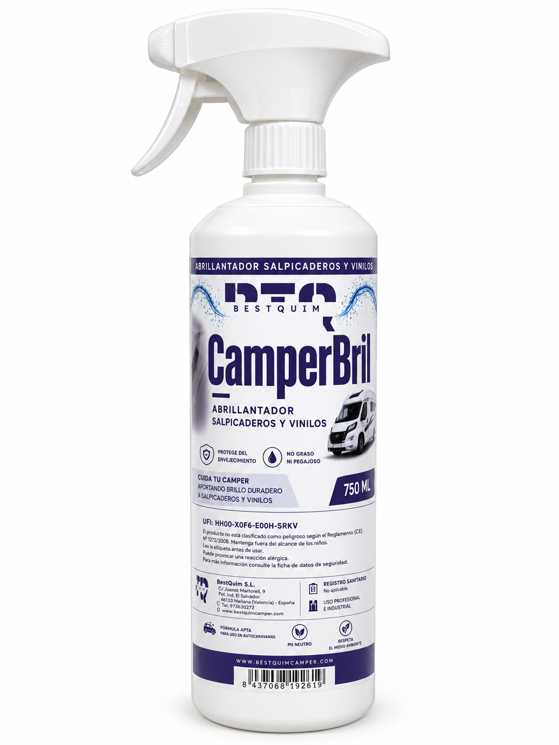 Camperbrill – Limpiador de salpicaderos y vinilos
